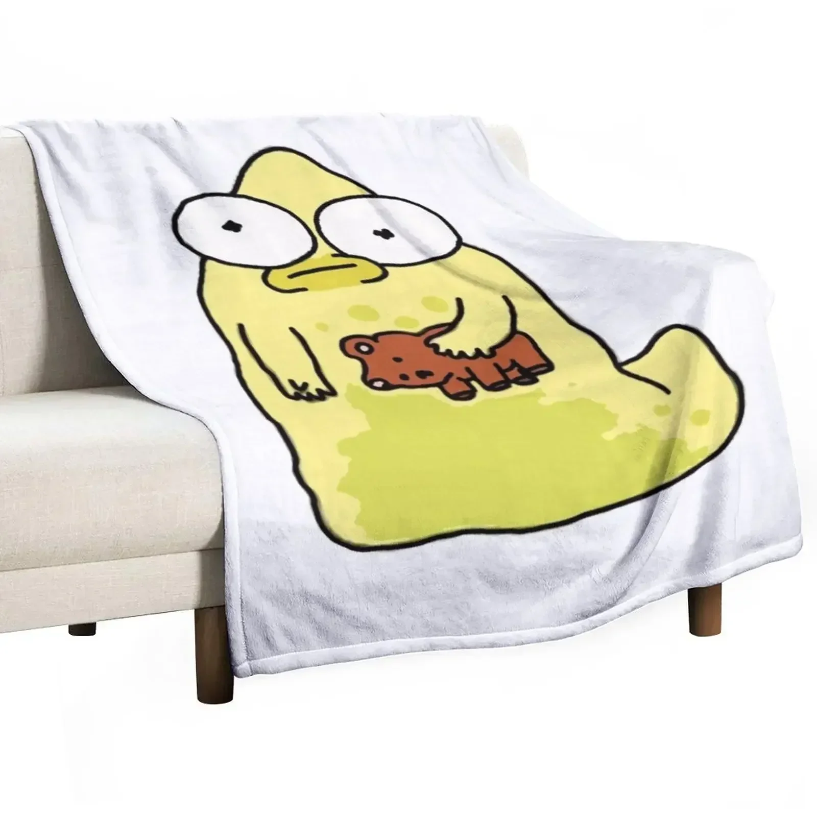 

The Pupa Throw Blanket Cute Decorative Sofa Thermal Cute Plaid Blankets