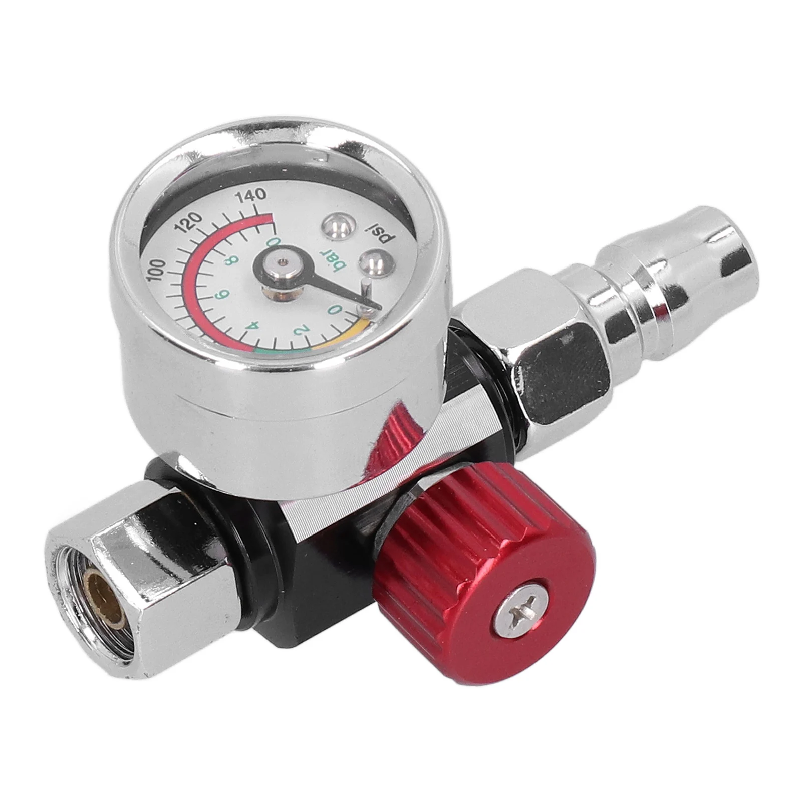 G1/4in Gewinde Spray Farbe Pistole Luftdruck Regler Druck Regulierung Einstellventil Gauge Farbe Sprayer Luft Regler Gauge – Detail 10