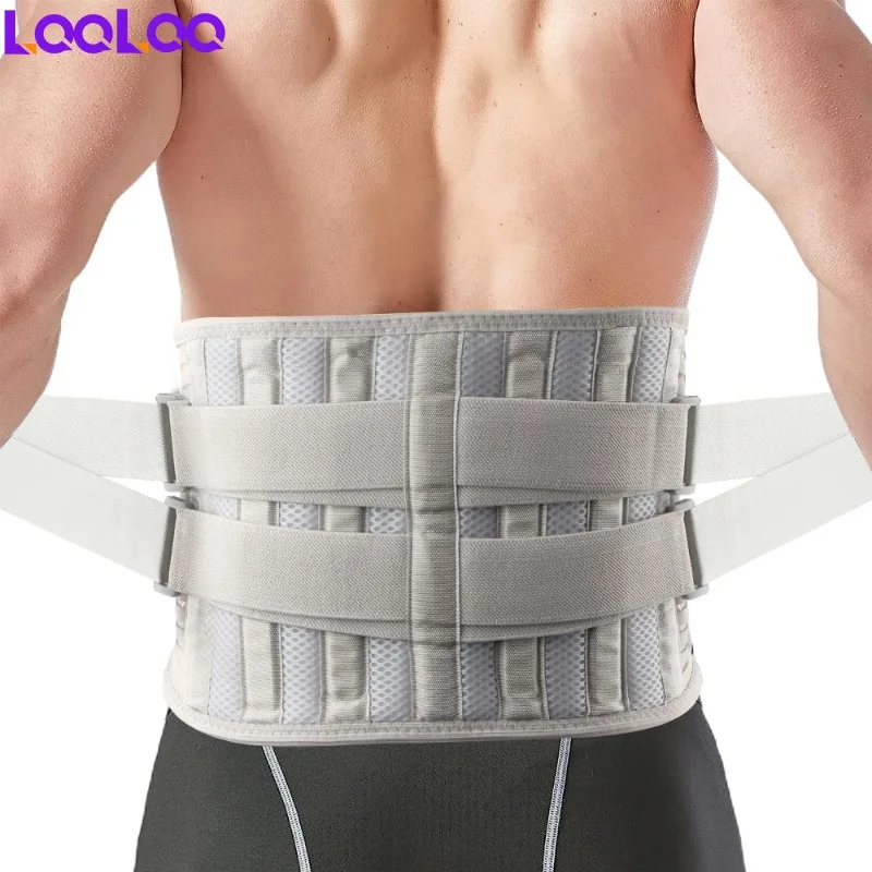 1Pcs Brace Support Belt for Back Pain,Basketball Football Volleyball, Adjustable Support Straps with Lumbar Pad for Men & Women