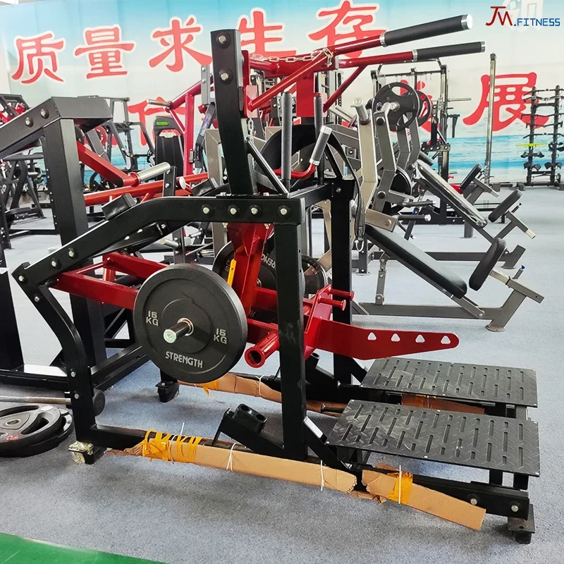 2024 Steel Plate Loaded Glute Bridge Hip Thrust Machine Commercial Gym Fitness Trainer with Exercise Belt Fitness Glute Builder