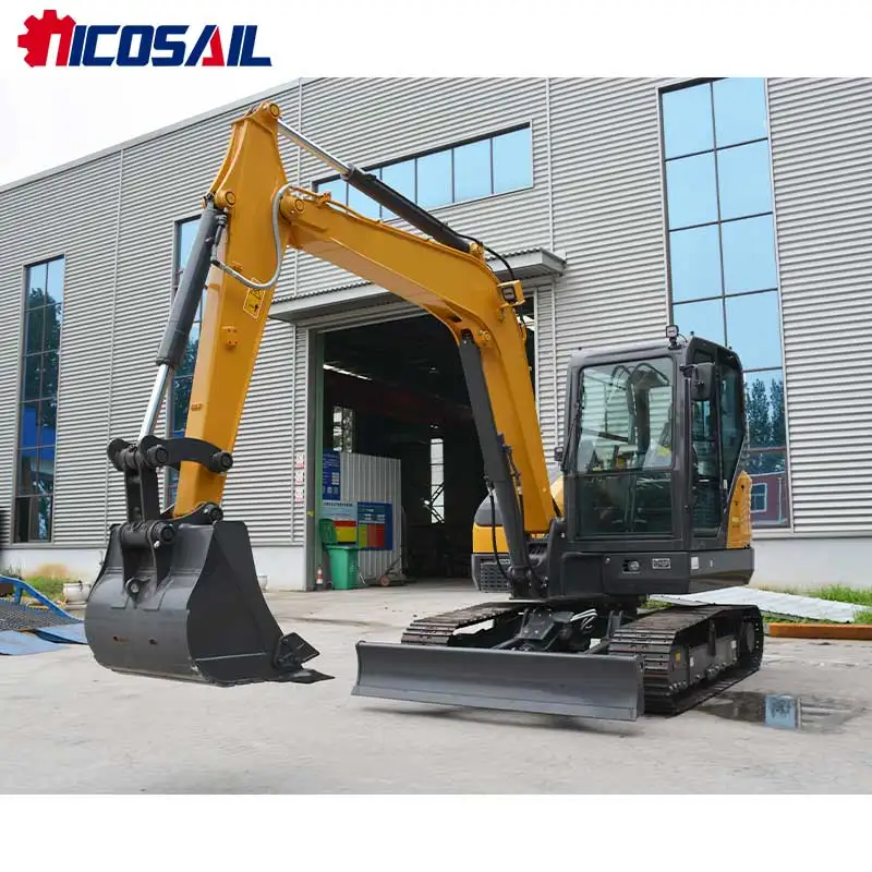 حفارة صغيرة للبيع في الصين - تصميم زاحف هيدروليكي مثالي للاستخدام في المزرعة والبناء #3