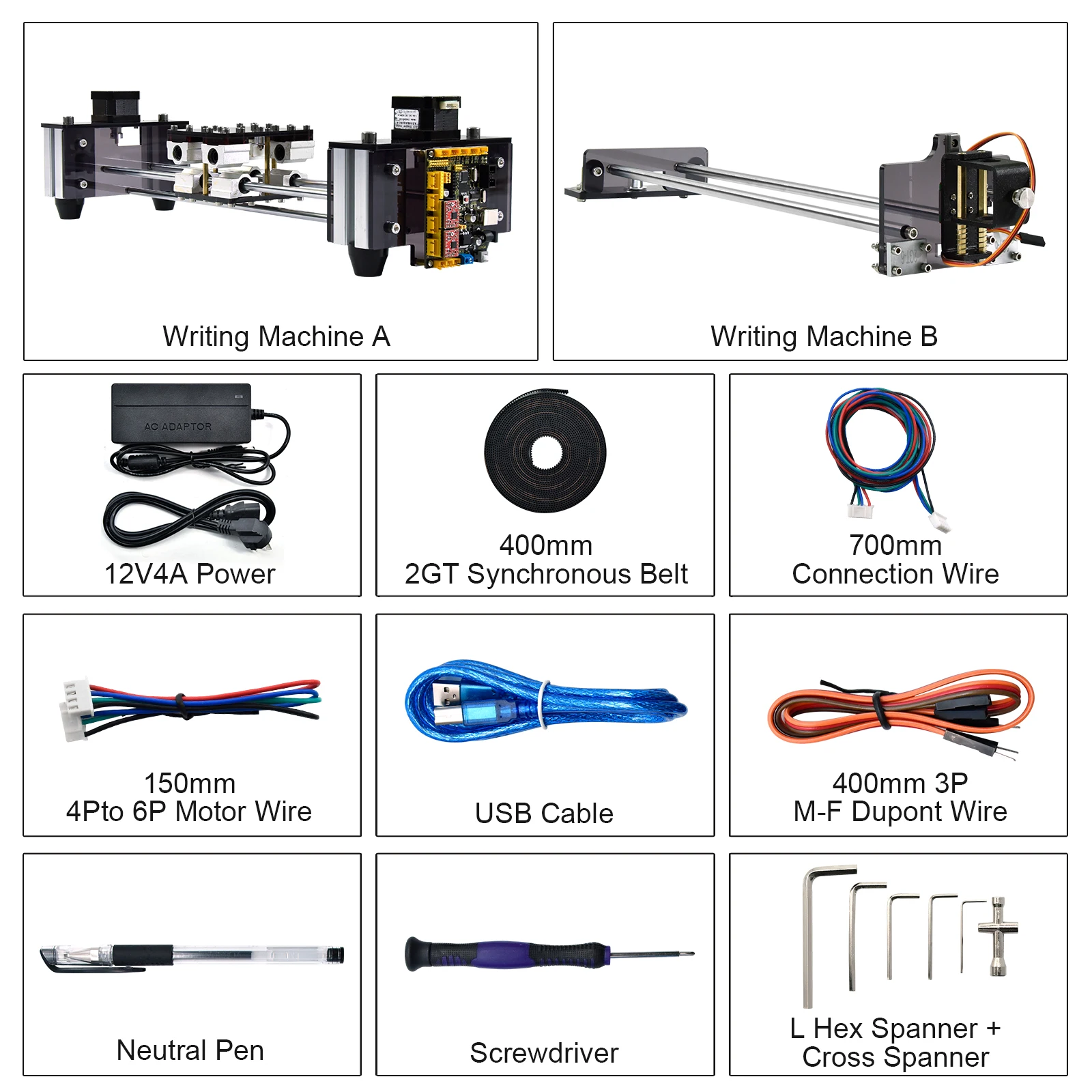 Keyestudio Writing Maching CoreXY Writing Pen Drawing Drawbot Writing And Drawing Robot Machine Lettering Corexy For Arduino DIY