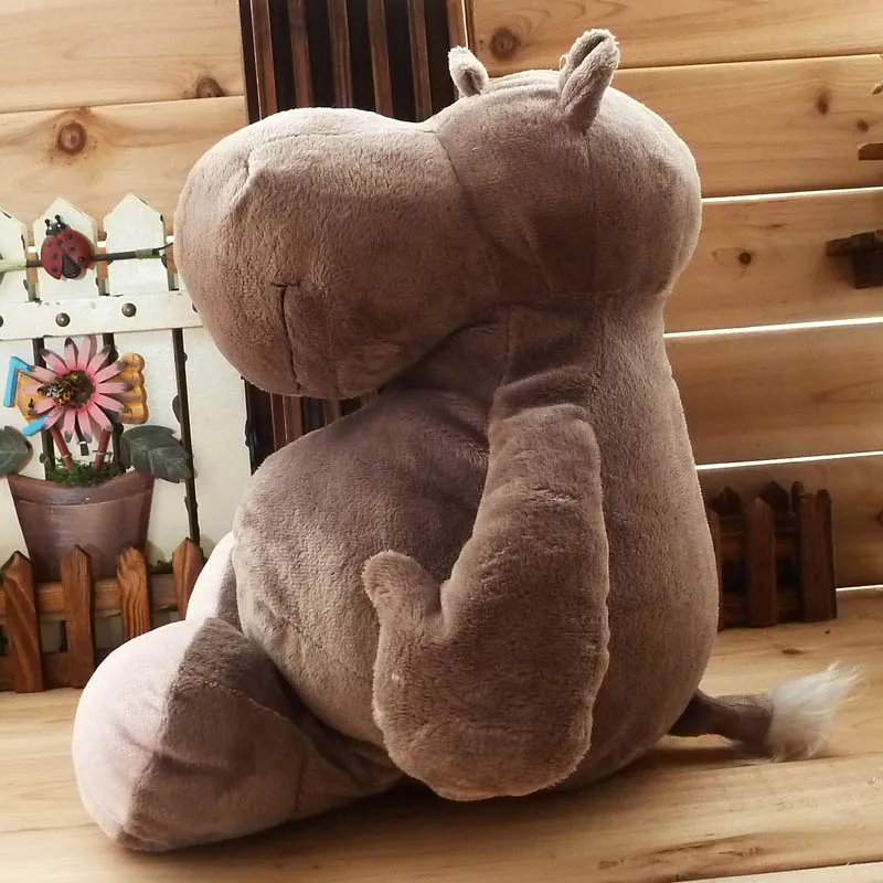 Giant Belly Hippo Plush Toy Super Soft Children Toy Cuddly Stuffed Animal Toys Doll Kids Adults Birthday Gift Bedroom Decor