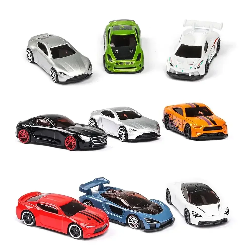 5Pcs Simulated Children Hot Wheels Toy Multi-Style Taxiing Alloy Mini Car Model Kids Pocket Small Sports Car Toys for Kids