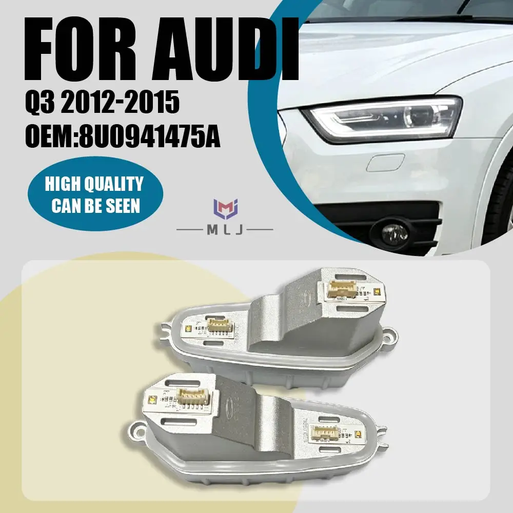LED DRL Daytime Running Light Module Xenon Headlight Car Headlamp Control Module Accessories For Audi Q3 2012-2015 8U0941475A