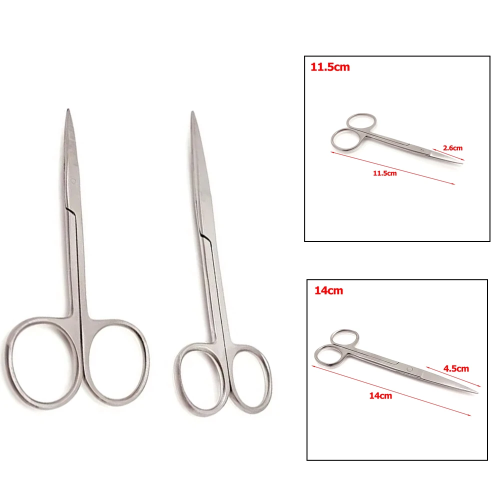 

Sterilized Microsurgery Scissors High-Accuracy Straight Eye Design Dental/Medical Grade Stainless Steel Tools