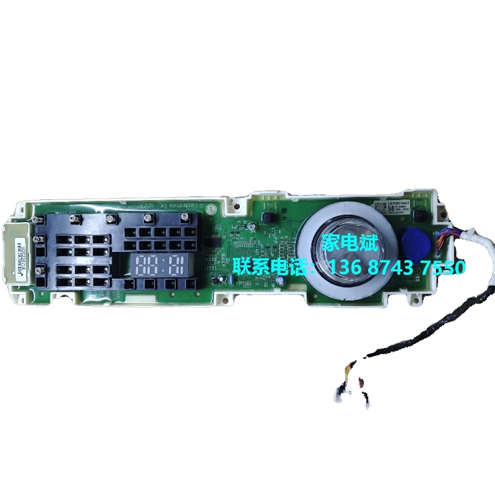Original Working For LG Drum Washing Machine Knob Control Display Board EBR80153758