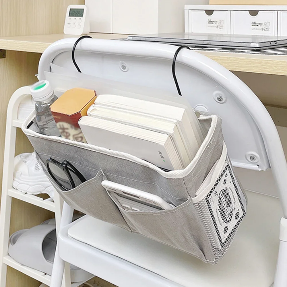 Baby Bed Side Pouch Nappy Holder Crib Storage Organizer Bedside Storage Bag Hanging Caddy Bedside Toy Pockets Infant Accessories