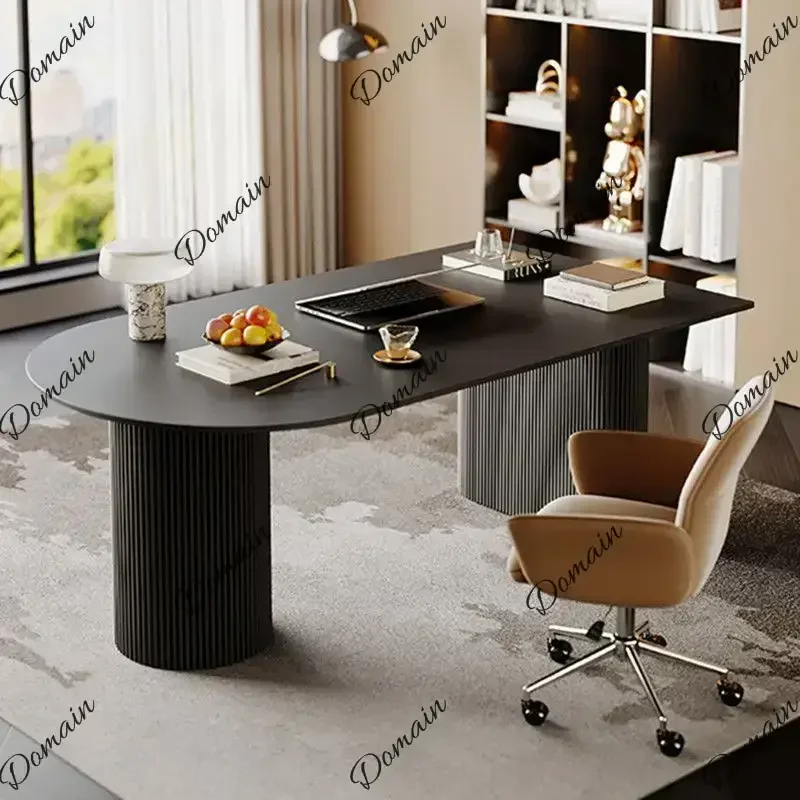 Az Standing Gaming Office Desk Modern Study Computer Luxury Design Large Office Desk Reception Mesas Escritorio Home Furniture
