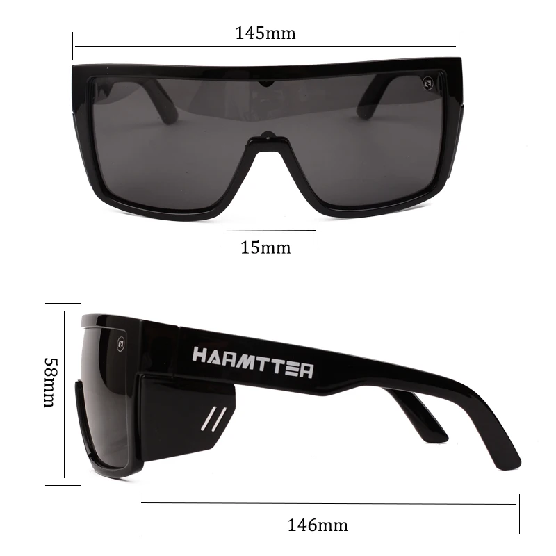 نظارات شمسية ماركة هارمتر لركوب الدراجات للنساء والرجال حماية Z87 مستقطبة للأشعة فوق البنفسجية رياضية خارجية 8805