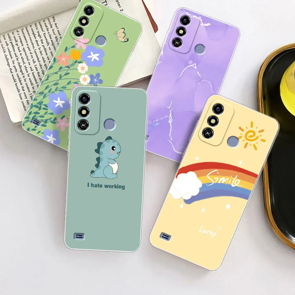 For ZTE Blade A53 Pro Case Shockproof Clear Silicon Soft TPU Back Cover For ZTE A53 New Fundas For ZTE Blade A53 Bumper Coque