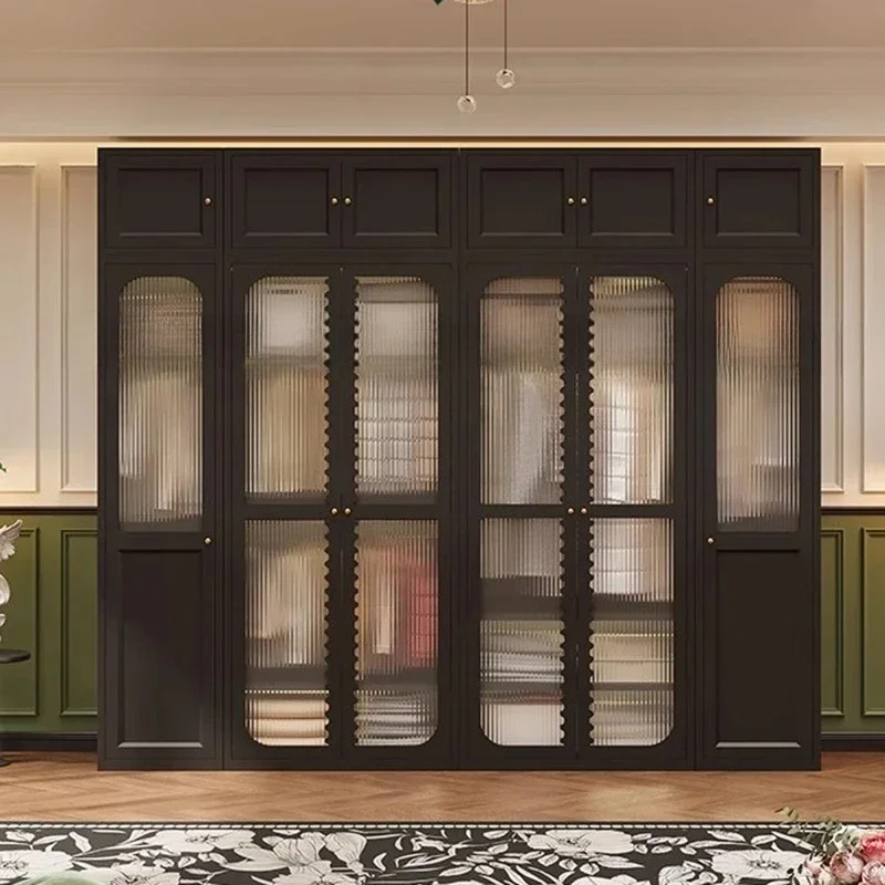 Wooden Modern Closet Nordic Storage Clothes Fabric Kids Wardrobe Bedroom Organizer Cabinet Dining Garden Armario Home Furniture