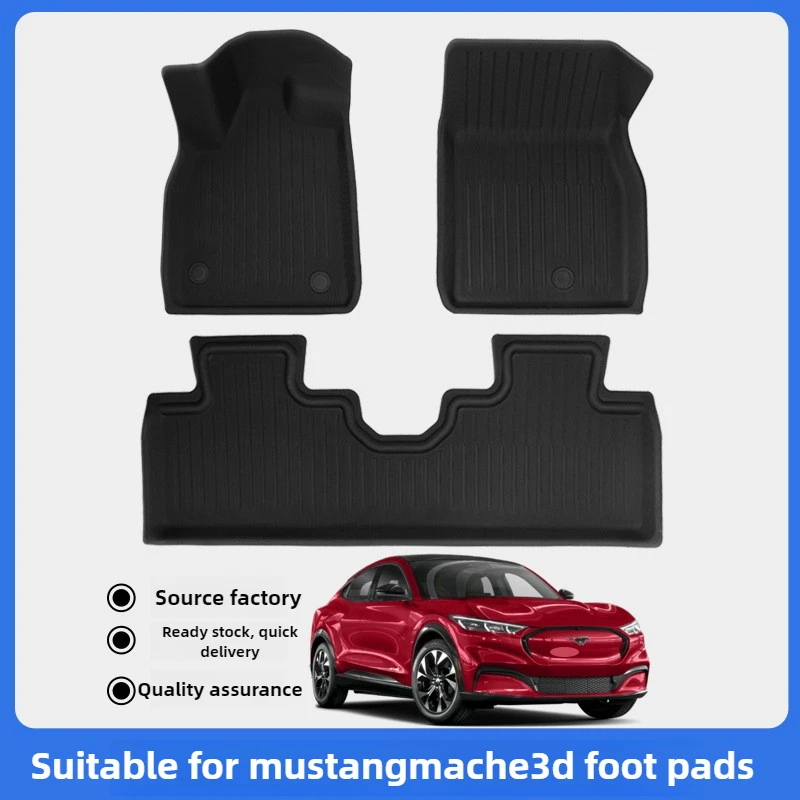 

Suitable for Ford Mustang Mach-E electric horse foot mat 3D all-weather material XPE foot mat floor mat