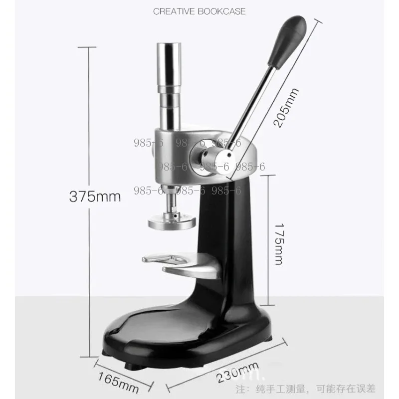 Coffee Powder Filler Hammer & Constant Pressure Powder Press, Stainless Steel Coffee Compacting Press Equipment