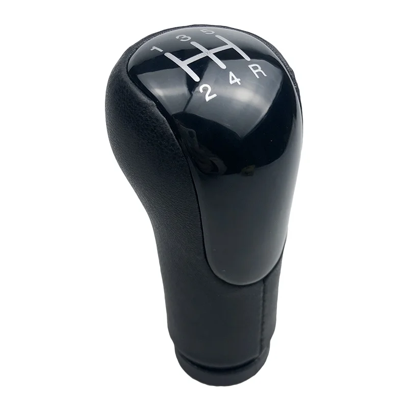 5 Speed Gear Shift Knob For Ford Fiesta MK6 Connect Fusion 2002 2003 2004 2005 2006 2007 2008 Leather Shifter Gaiter Boot Cover