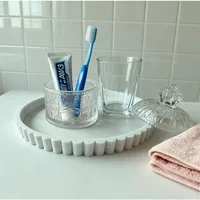 30Cm Silicone Lace Round Fruit Tray Jewelry Sundries Storage Tray Household Silicone Food Tray Fruit Tray Multifunctional - Image 5