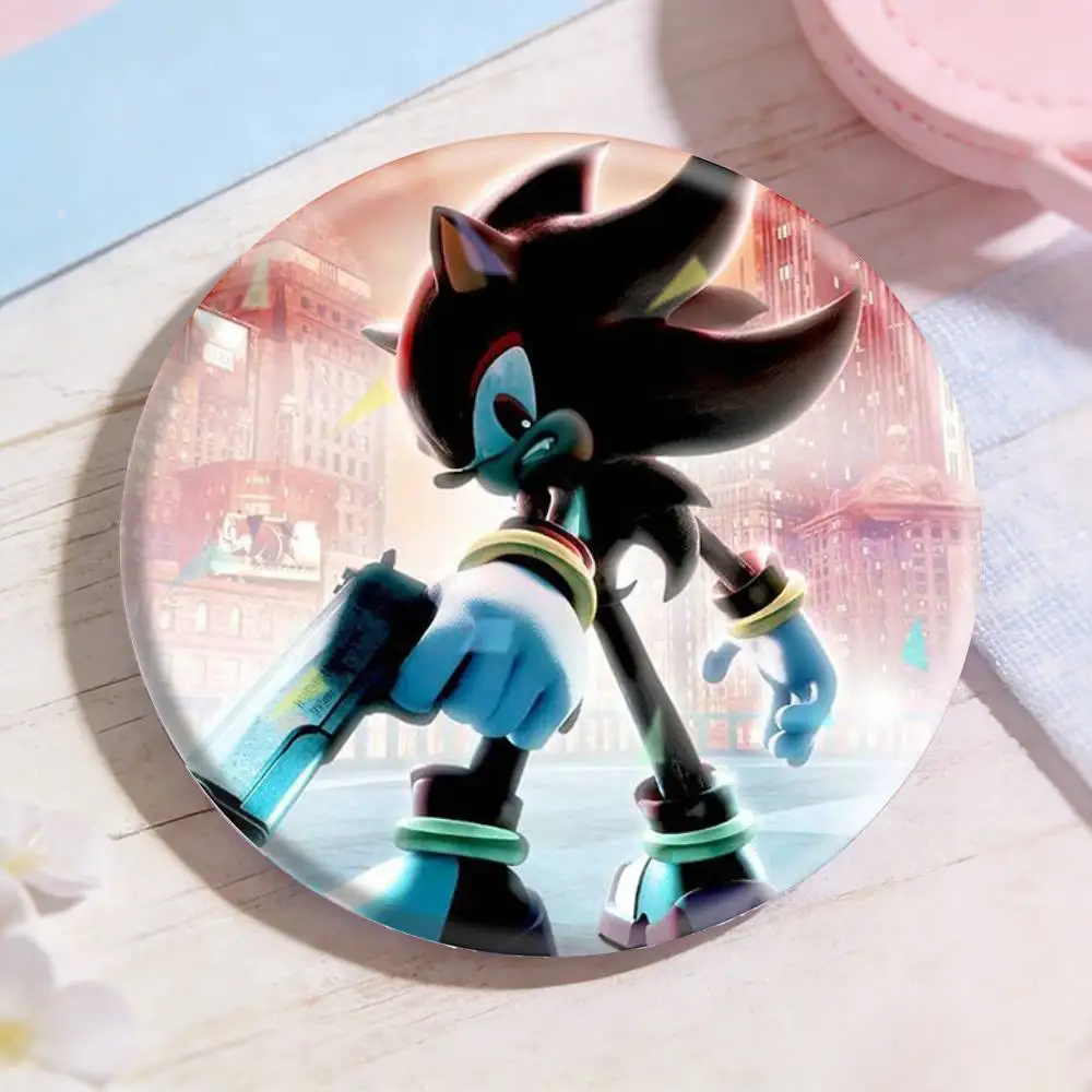 Shadows S-Sonics Hedgehog Badges Niche Design Brooch for Backpack Lapel Pins Creative Accessories