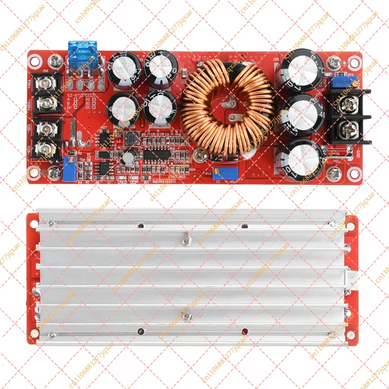 1800W 40A / 1200W 20A DC-DC Boost Converter, Adjustable Step-Up Power Module 8-60V to 12-80V / 10-60V to 12-90V