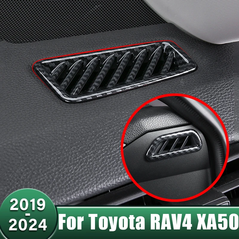 

Car Dashboard Panel Side Air Conditioning Vent Outlet Frame Trim For Toyota RAV4 XA50 2019 2020 2021 2022 2023 2024 RAV 4 Hybrid