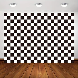 Black and white chessboard texture birthday chessboard theme photography background birthday party banner photo background