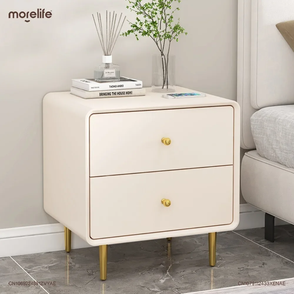 

Light Luxury NightStands Bedsides Table Drawers Unique Wood Bedsides Table Laden Desk Trendy New Nordic Bedroom Furniture K01