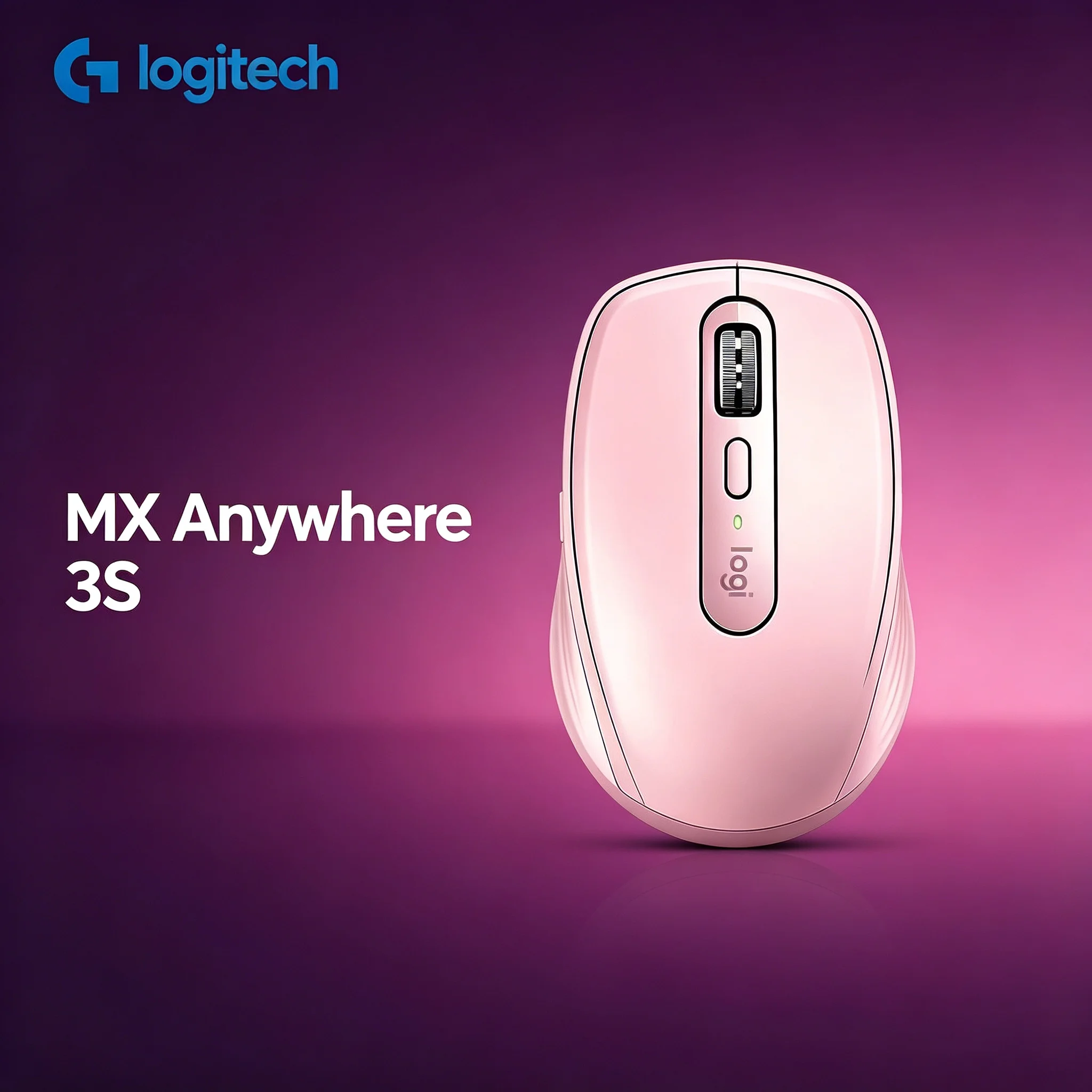 Logitech MX Anywhere 3S Wireless Portable Mice, Silent Click, Cross Platform Multi Device Mouse