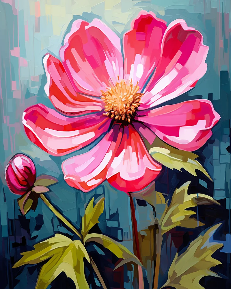 

1pc frameless Painting By Numbers flowers Drawing On Canvas Diy Crafts Oil Art Painting For Wall Set