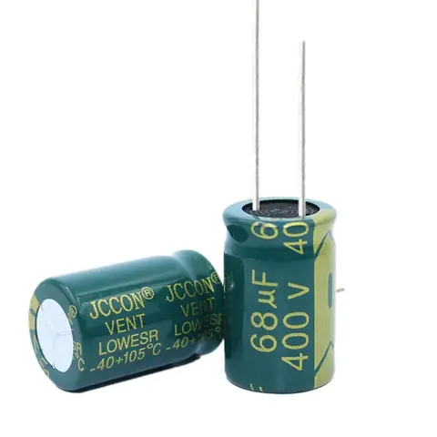 50pcs~500pcs/lot 400V68UF 68UF 400V  high-frequency crystal Electrolytic Capacitor  volume 16*25MM  best quality New origina