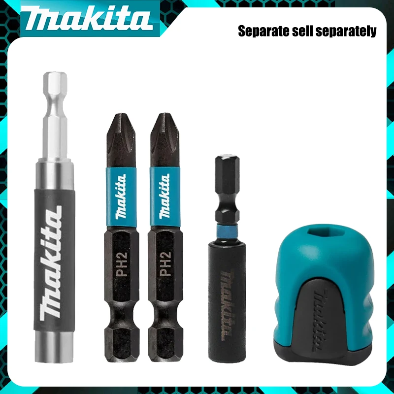 Makita Magnet Ring Bit Extension Rod Hexagonal Socket Woodworking Professional Durable Sold Separately Power Tool Accessories
