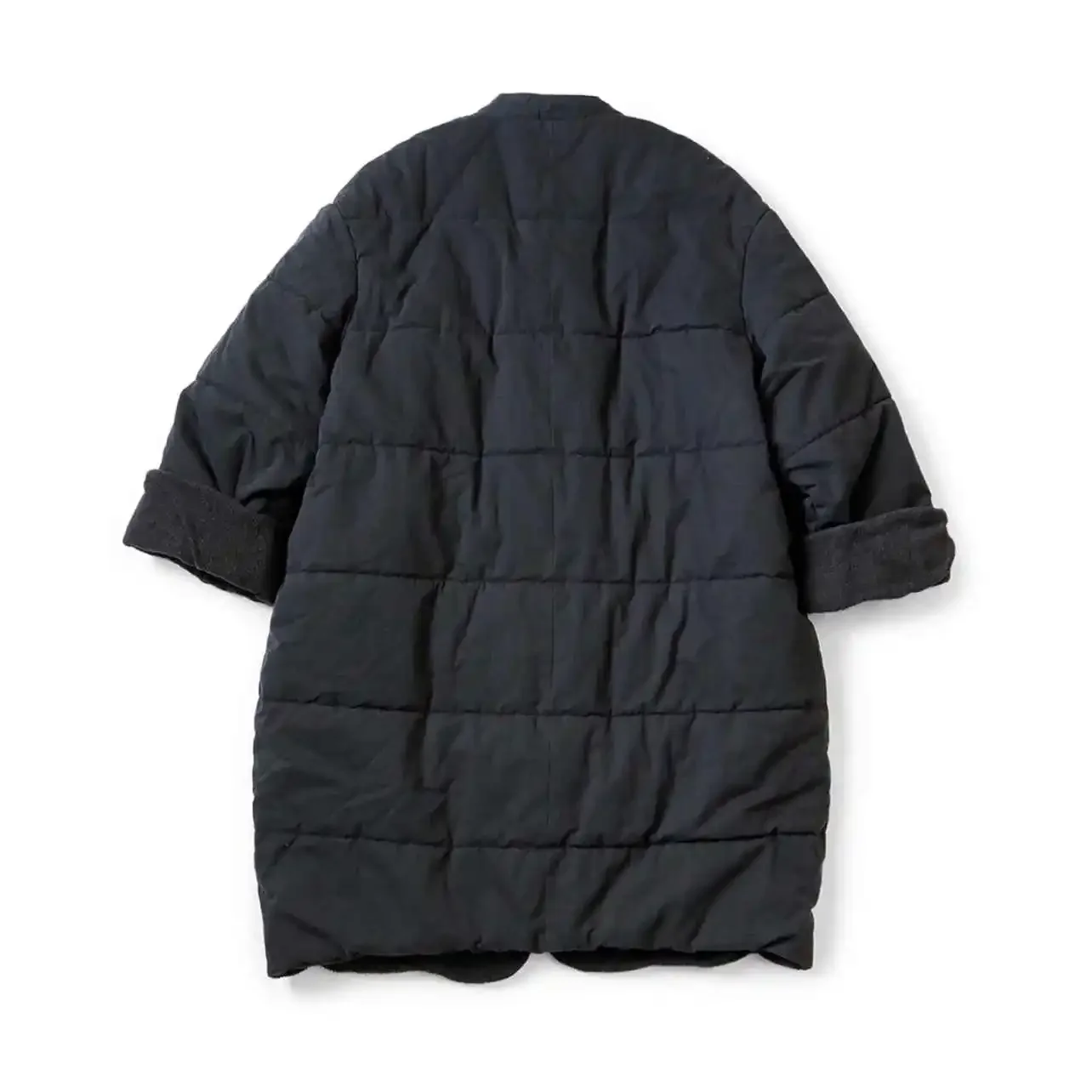 Kapital moda meados de longo solto jaqueta de algodão casual pão casaco japonês grosso e quente solto parkas no inverno