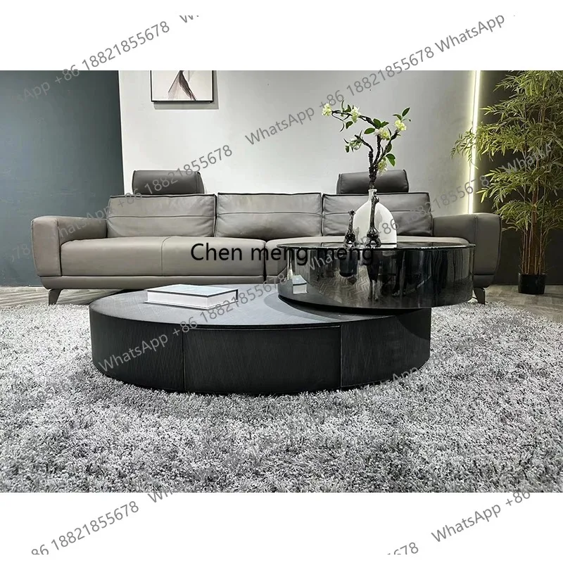 Minimalist Luxury Living Room Center Table Furniture Modern Stainless Steel Leg Coffee Tables Tempered Glass Top