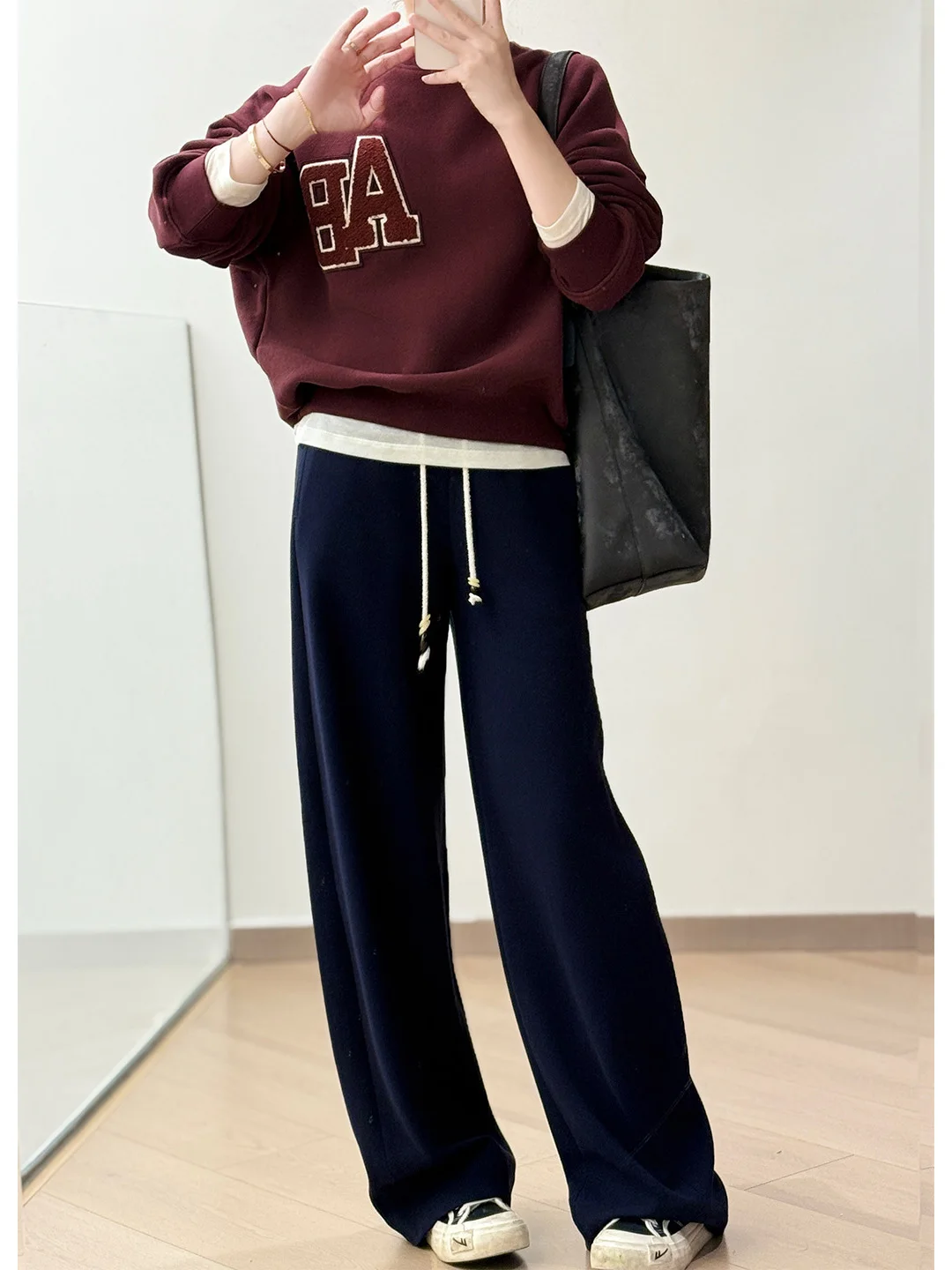 

Вязаные брюки Pet Namel из смесовой шерсти, повседневные, ручной работы, А-силуэт, с высокой талией, из хлопка, полиэстера, нейлона и шерсти