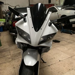 Double Bubble Windshield Windscreen Screen For 2008 - 2010 2011 2012 2012 2014 2013 2015 2016 2017 2018 Yamaha YZF-R125 YZF R125