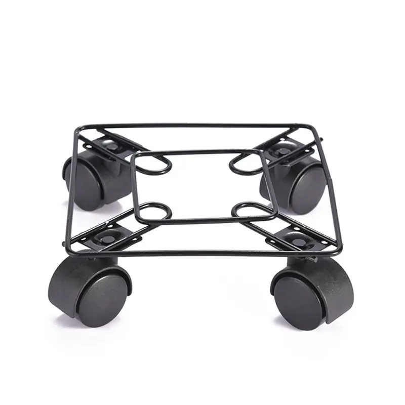 J1UL1N Potted Rolling Plant Stand Holder With Casters Accessory Plant Tray Roller Versatile Pallet Trolley Rollers Trolley