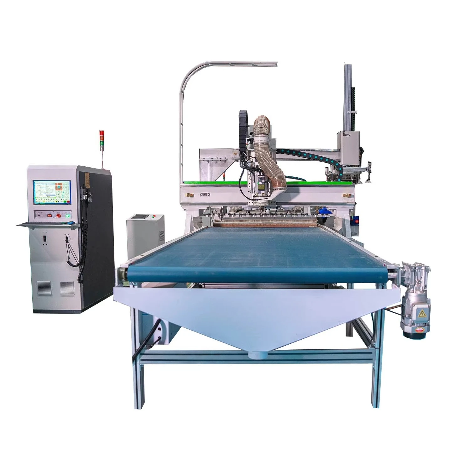 Deposit Price Industrial Grade Woodworking Machinery Fully Automatic CNC Wood Processing Center with Auto Load Unload