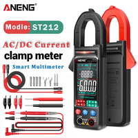 ANENG ST212 DC/AC Current Digital Clamp Meter 6000 Counts 400A Amp Multimeter Large Color Screen Voltage Tester Car Hz NCV Ohm