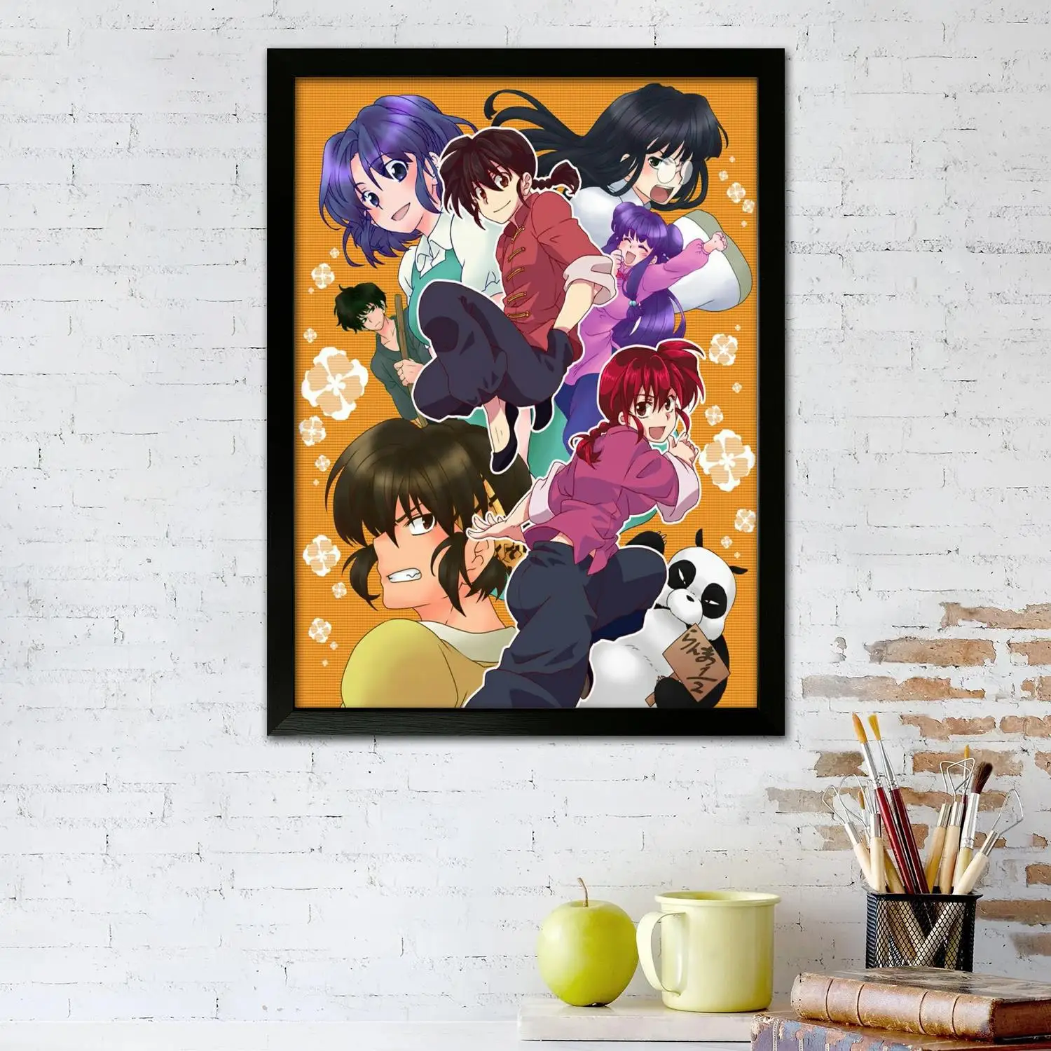 ranma 12 Canvas Art Poster and Wall Art, Picture Print, Modern Family Bedroom Decor, Posters,Decorative painting