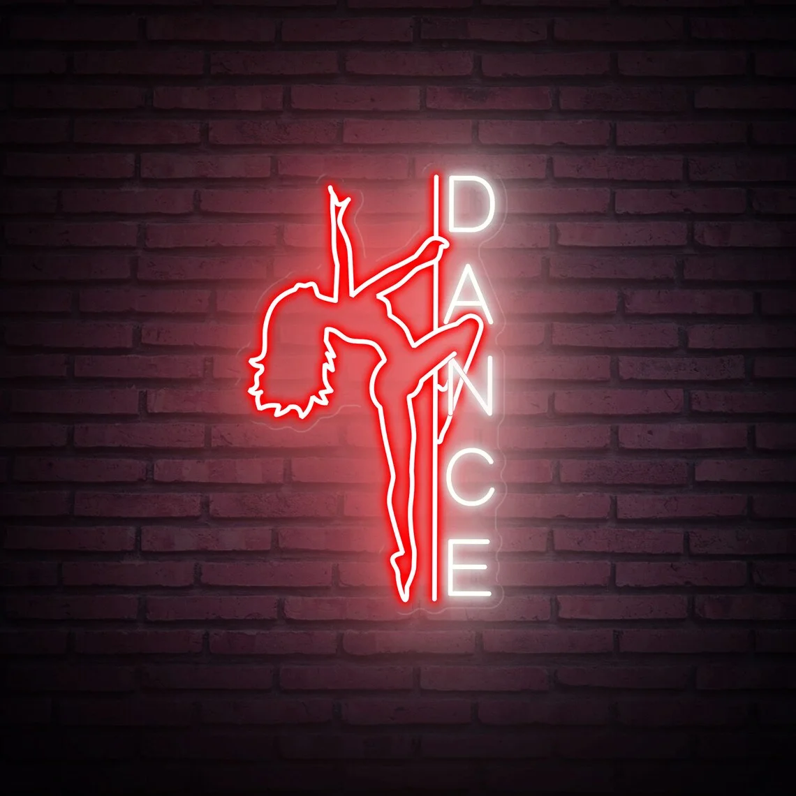 Pole Dancing Neon Sign, Dancer Neon Sign, Dance Studio Decoration, Dance Party Home Bedroom Decor, Gift for Her