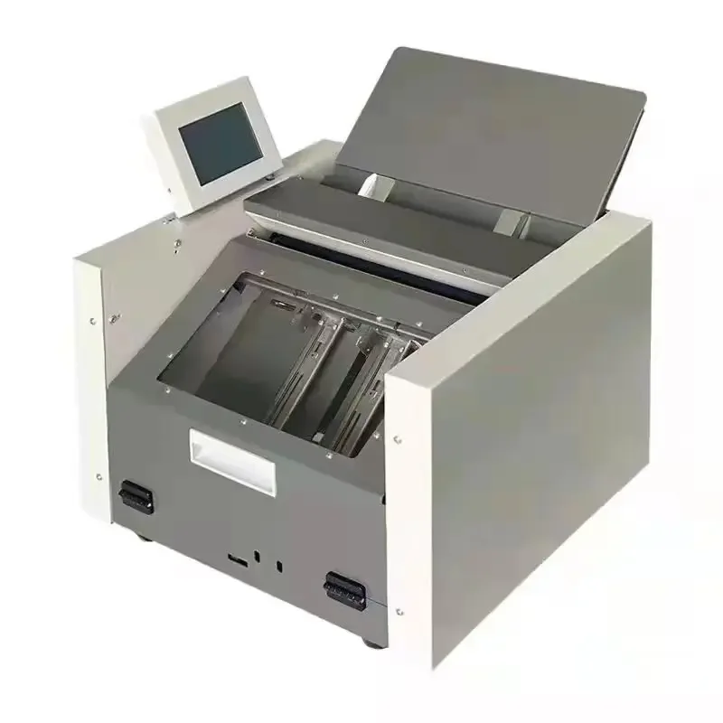 Automatic booklet maker paper folder for saddle binding / side binding / corner binding