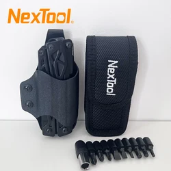 NexTool Black Knight Multitool Pliers with Kydex Sheath 11 in 1 Folding Scissors Outdoor Multi Functional EDC Hand Tools