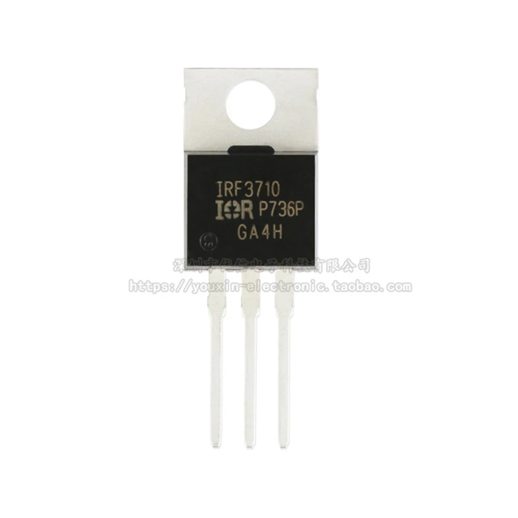 20PCS/original genuine IRF3710PBF TO-220 N-channel 100V/57A direct insertion MOSFET field-effect transistor