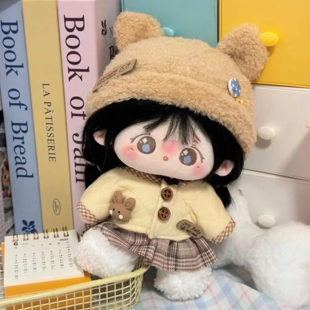 ใหม่เนยหมีกระต่ายน่ารัก 20 ซม.ผ้าฝ้ายตุ๊กตาเสื้อผ้าเด็กของเล่นของขวัญ DIY แต่งตัวตุ๊กตาอุปกรณ์เสริมชุดเจ้าหญิง Photo Props