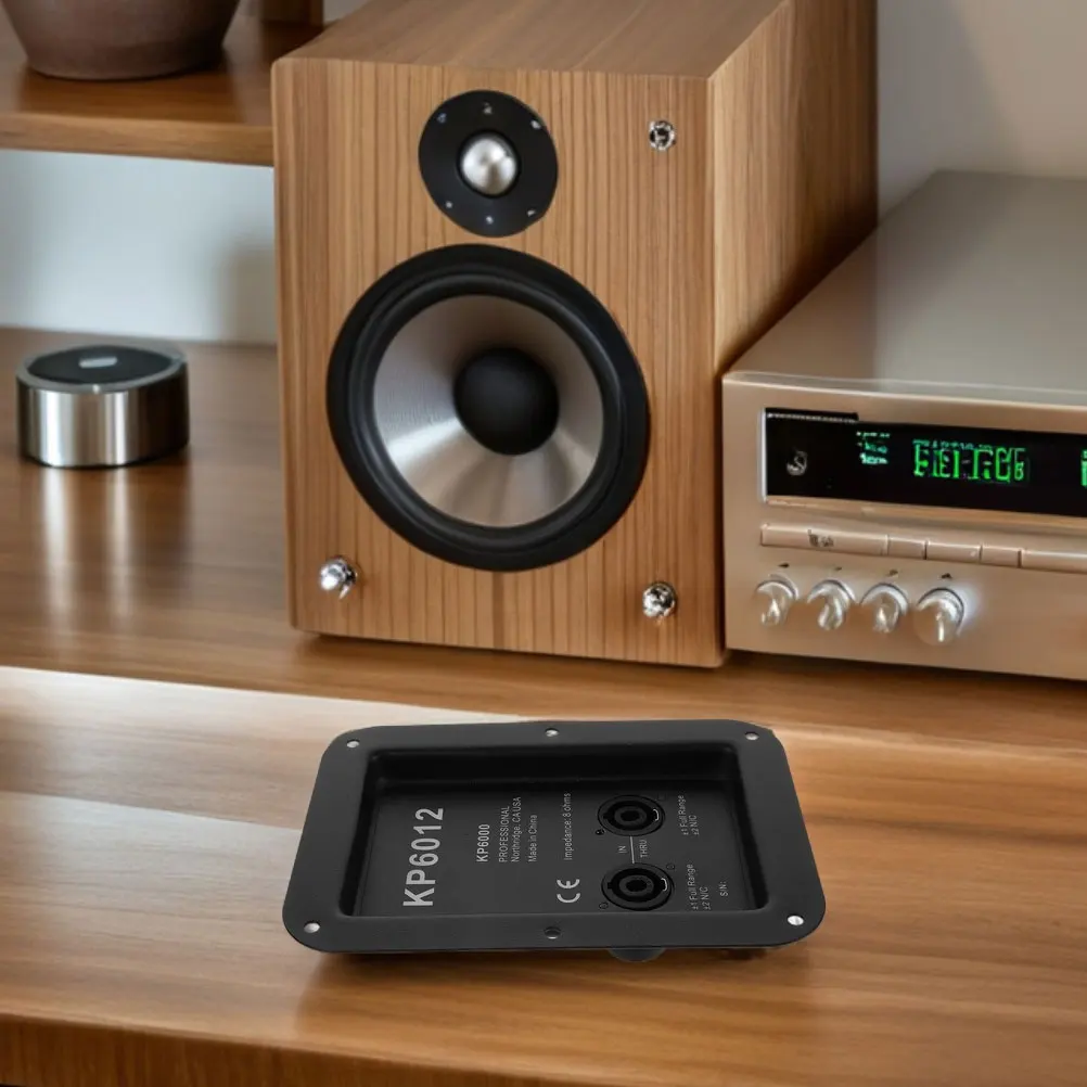 

2 pcs Speaker Terminal Board For Subwoofer Box Stage Audio Jack Plate Wiring Panel Connector Speaker Accessory