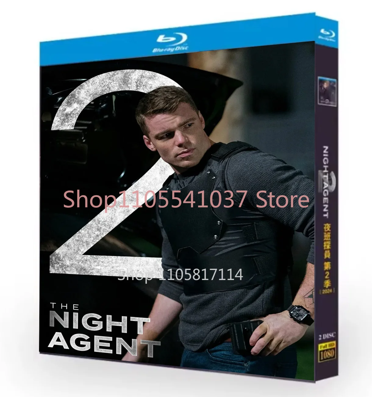 The Night Agent Season 2 (2024) Blu-ray Disc High Definition BD YIHUI