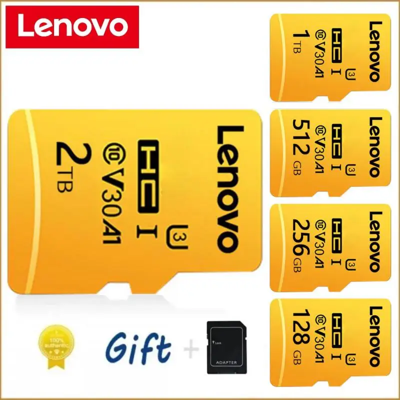 Lenovo 2TB SD Card C10 1TB SD Memary Card 128GB Class10 SD/TF Flash Card 256GB 512GB Micro TF SD Card per Nintendo Switch Phone