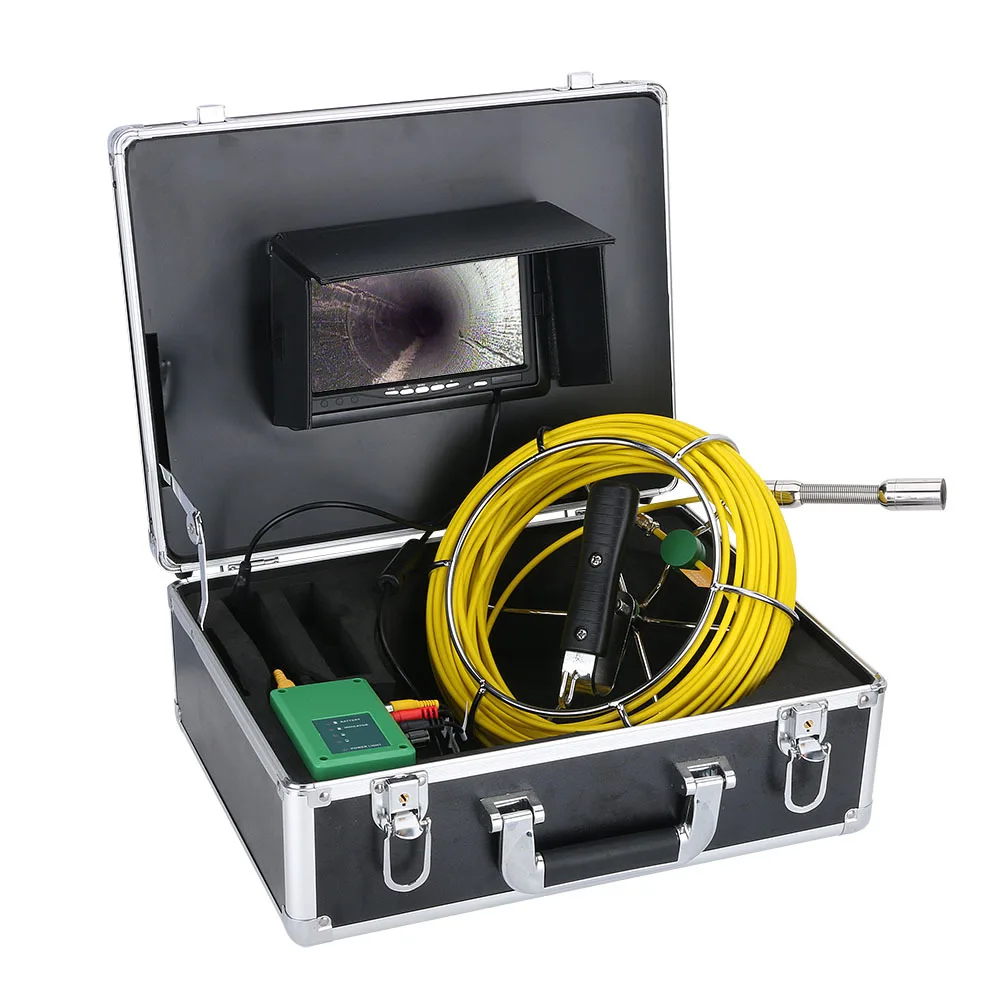 7 inch wireless WIFI 22MM industrial endoscope pipe camera detection system 20M