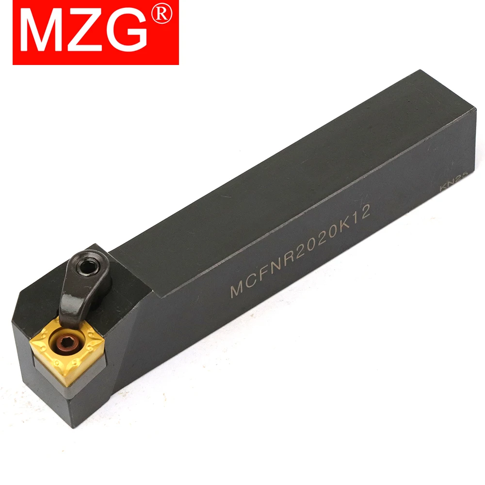 MZG MCFNR MCFNL MCFNR2020K12 MCFNR2525M12 MCFNR3232 External Turning Tool Holder CNMG Carbide Inserts MCFNR/L Lathe Cutting Tool