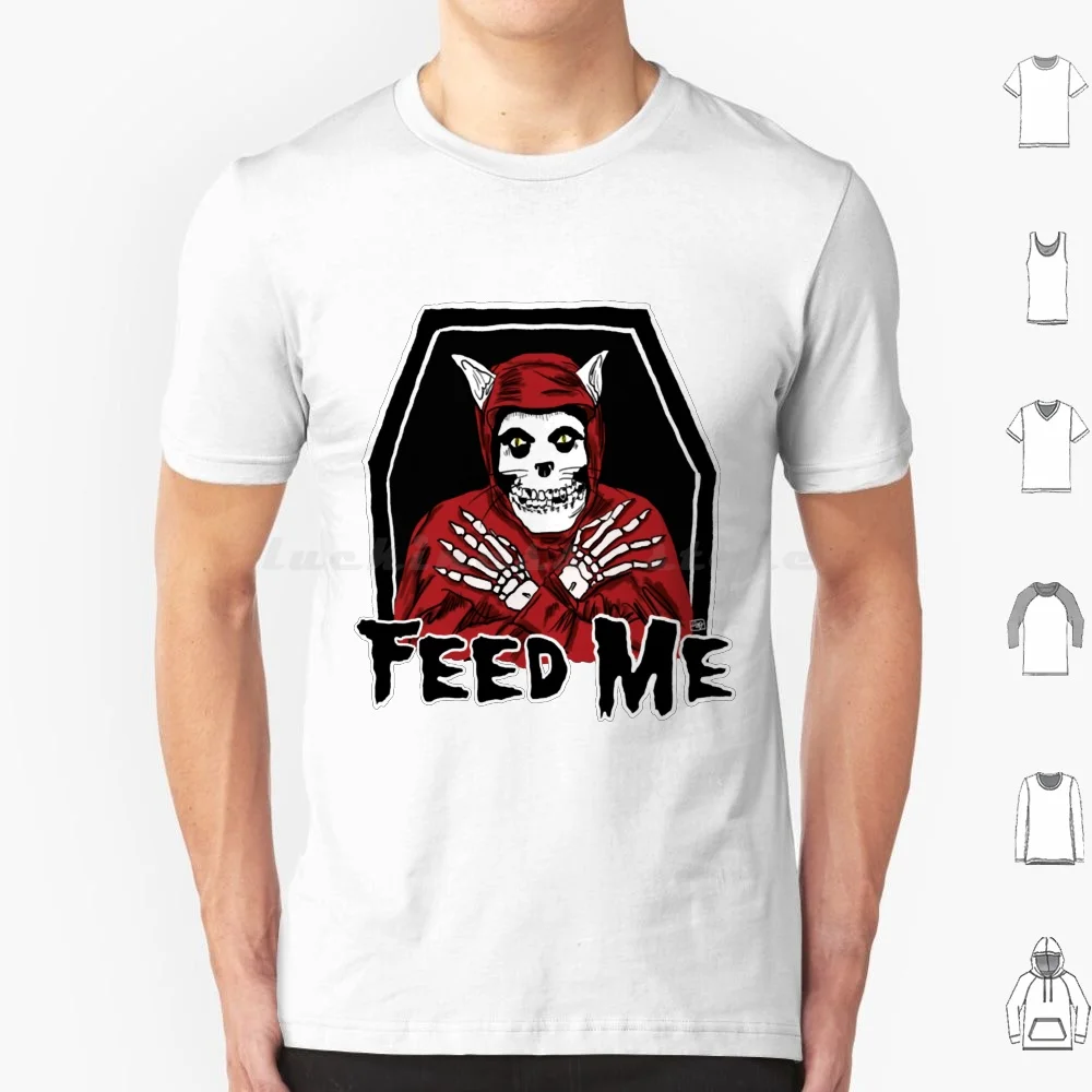 Funny Man Feed Me Meow T Shirt Big Size 100% Cotton Funny Man Feed Me Meow Ghost Band Music Ghost Bc Metal The Ghost Band Logo