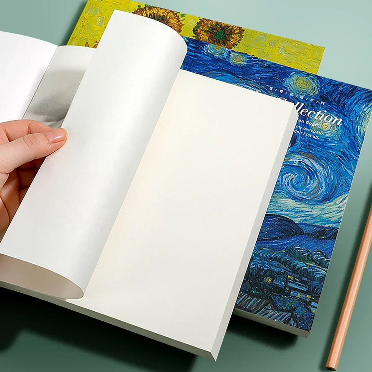 

New 80 Sheets Thicken Sketchbooks Painting By Oil Picture DIY Drawing Blank Sketch Book Crayon Painting Art Stationery Supplies