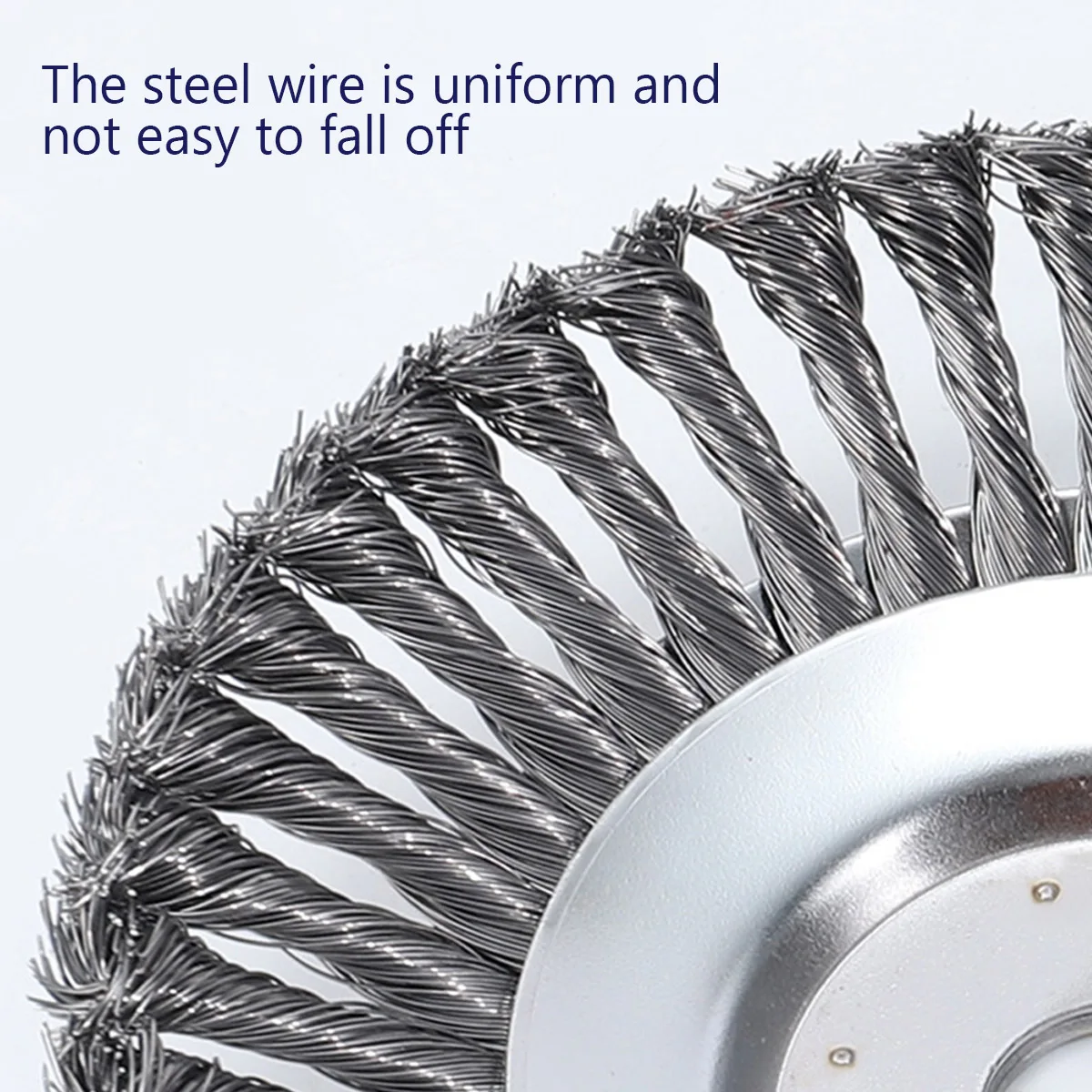 Триммерная головка, щетка для сорняков, 6/8 дюйма, колесо из стальной проволоки, садовая щетка для сорняков, газонокосилка, триммер для поедания, резак, инструменты для садовой травы